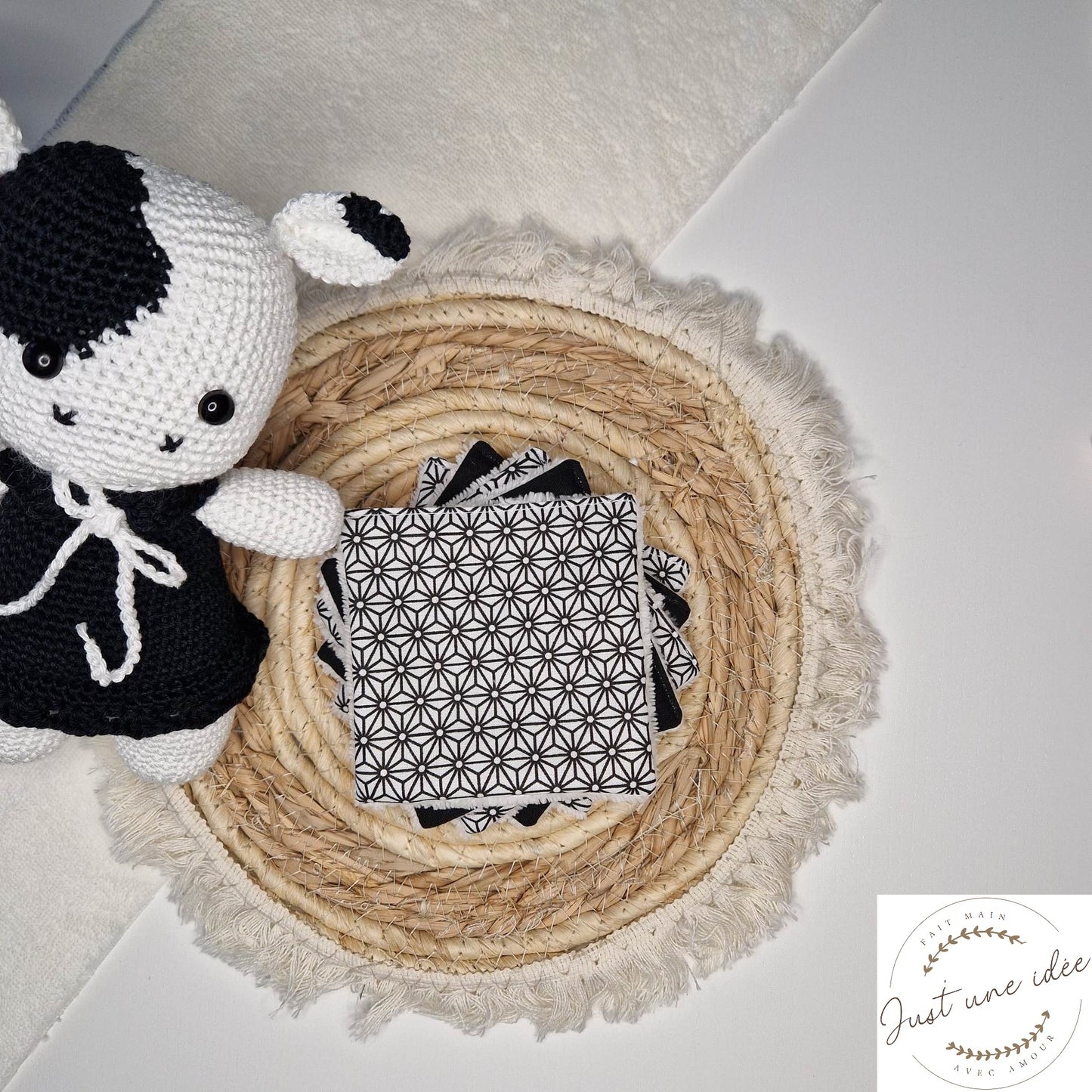 Collection chic - lingettes démaquillantes / débarbouillantes - zéro déchet